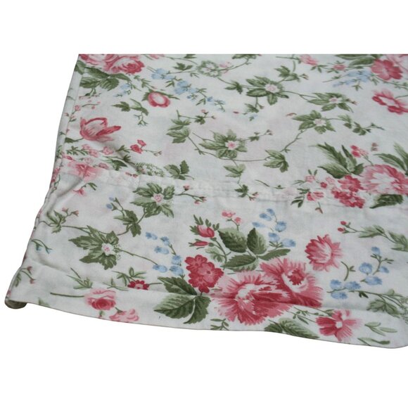 Laura Ashley 2 Lilian King Pillowcases Pink Floral 100% Cotton Cottage Romantic - Picture 3 of 6